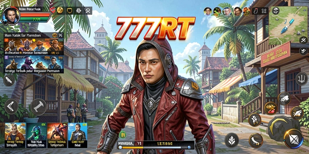 Tampilan gameplay menarik dari 777RT dengan strategi pertempuran yang intens.
