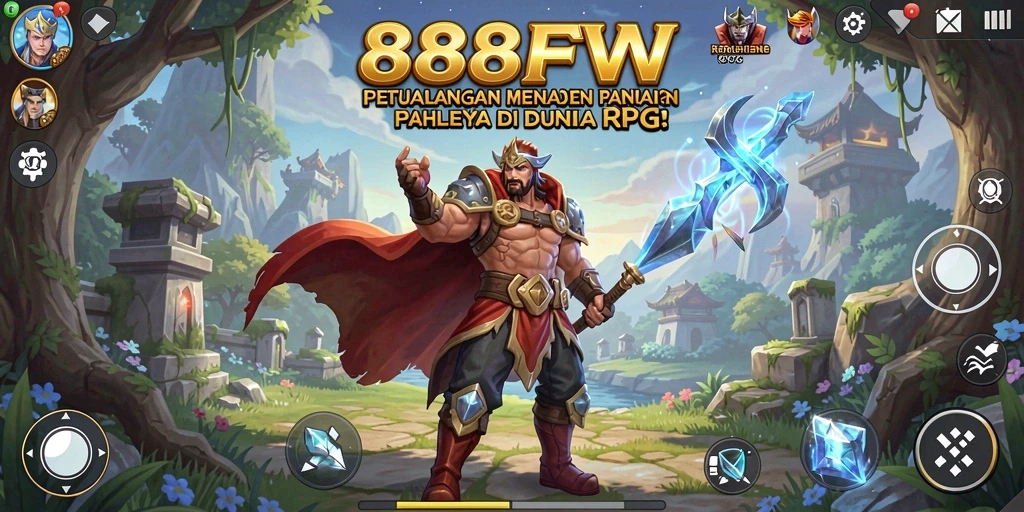 Tampilan gameplay RPG yang menakjubkan dari 888FW.