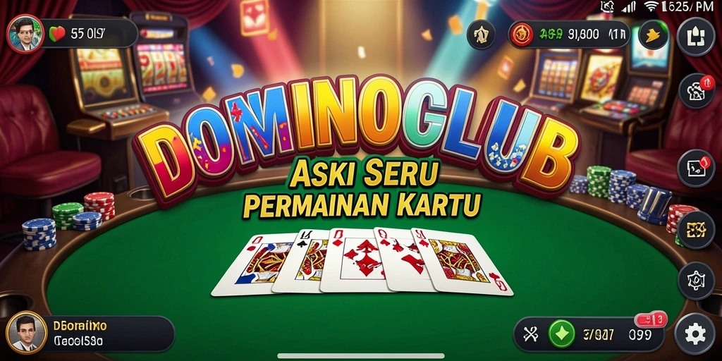 Screenshot menunjukkan aksi mendebarkan dalam permainan kartu.