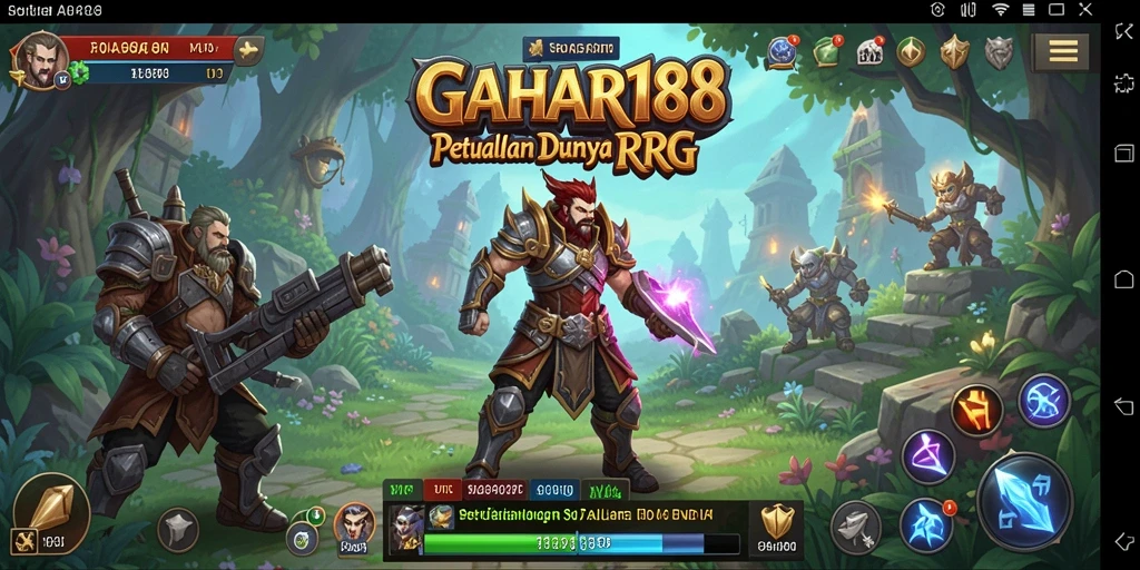 Tangkapan layar GAHAR188 menampilkan aksi RPG yang seru dan mendebarkan.