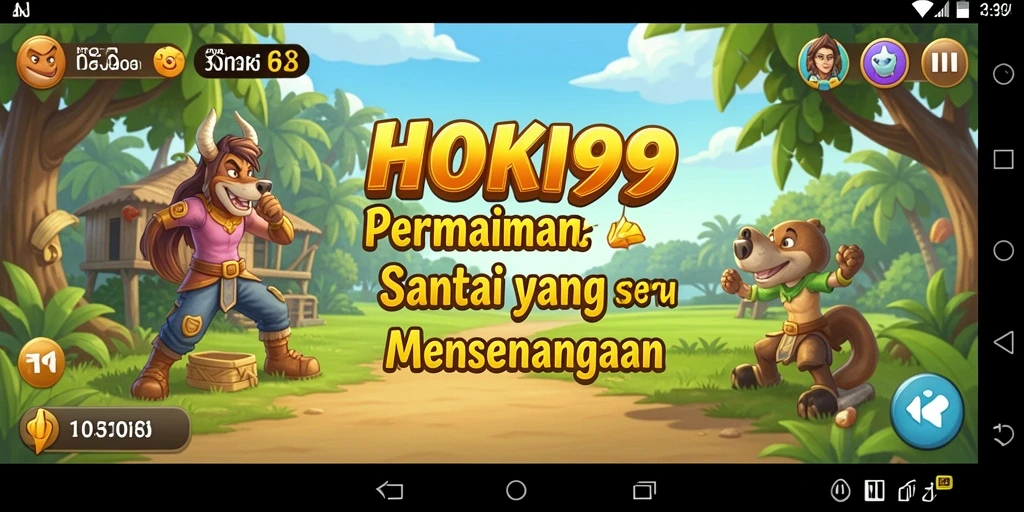 Tampilan gameplay HOKI99 yang menarik dan penuh warna.