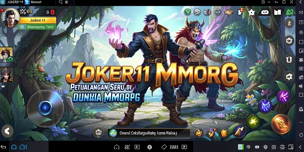 Tampilan gameplay JOKER11 yang menakjubkan dan interaktif.
