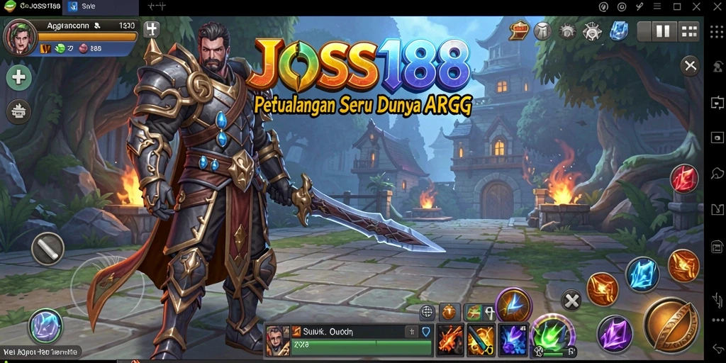 Tampilan seru dari gameplay ARPG JOSS188 yang mengasyikkan.