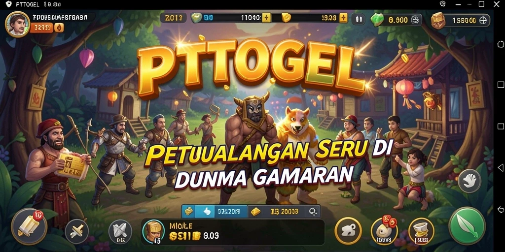Tampilan gameplay seru dan menantang dalam PTTOGEL.