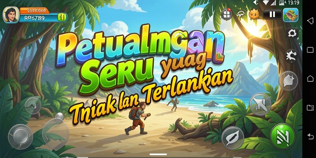 Tampilan gameplay seru dari RP6789 saat menjelajahi dunia petualangan.
