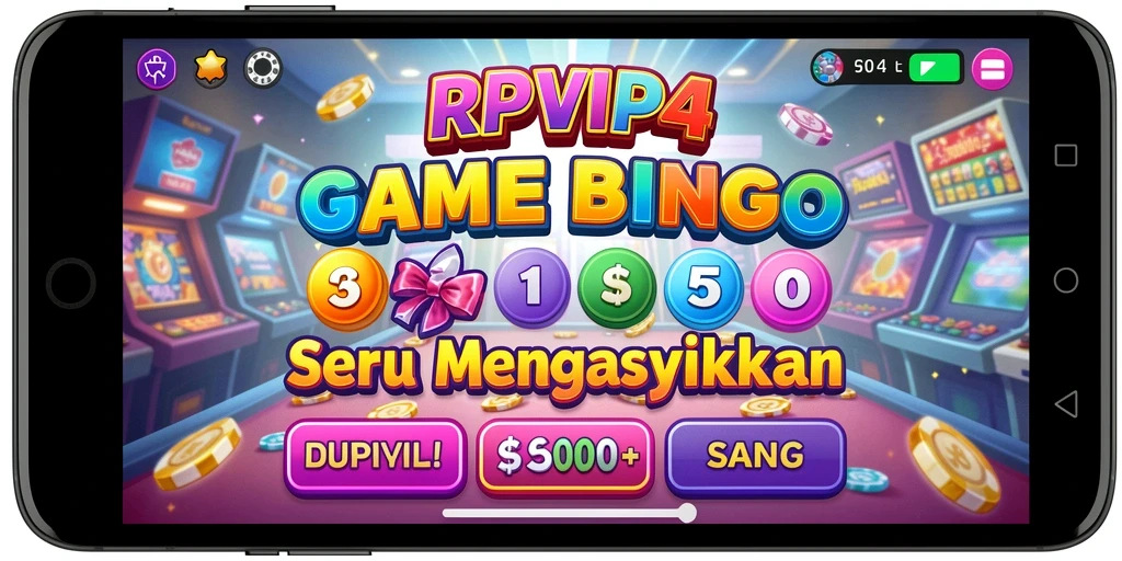 Tampilan gameplay seru di RPVIP4 dengan interaksi Bingo.