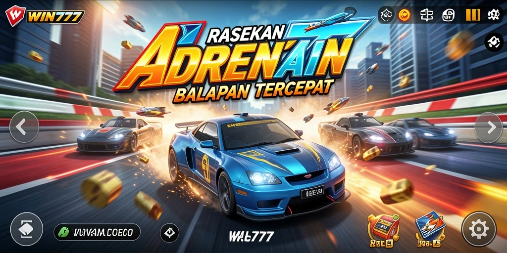 Tampilan menarik dari gameplay balapan WIN777 yang penuh aksi.